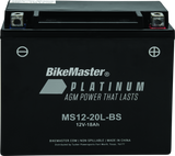 BikeMaster AGM Battery - MS12-20L-BS