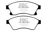 EBC 11+ Chevrolet Cruze 1.4 Turbo (10.9 inch front rotor) Ultimax2 Front Brake Pads