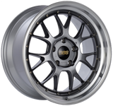 BBS LM-R 19x9.5 5x120 ET35 Diamond Black Center Diamond Cut Lip Wheel -82mm PFS/Clip Required