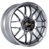 BBS RS-GT 20x8.5 5x114.3 ET38 Diamond Black Center Diamond Cut Lip Wheel -82mm PFS/Clip Required