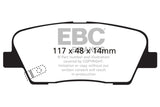 EBC 06-09 Hyundai Entourage 3.8 Ultimax2 Rear Brake Pads