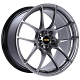 BBS RF 18x9 5x100 ET45 Diamond Black Wheel -70mm PFS/Clip Required