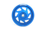 Perrin 2022 BRZ/86 / 19-22 Subaru WRX Lightweight Crank Pulley (FA/FB Eng w/Small Hub) - Blue