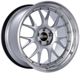 BBS LM-R 19x11 5x130 ET63 CB71.6 Diamond Silver Center Diamond Cut Lip Wheel