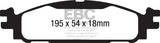 EBC 11+ Ford Explorer 2.0 Turbo 2WD Ultimax2 Front Brake Pads