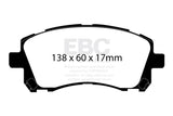 EBC 98-02 Subaru Forester 2.5 Ultimax2 Front Brake Pads