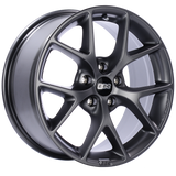 BBS SR 17x8 5x120 ET30 CB72.5 Satin Grey Wheel