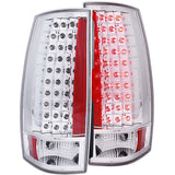 ANZO 2007-2014 Chevrolet Suburban LED Taillights Red/Clear G4