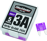 BikeMaster 5Piece 3A Replacement Mini Blade Fuse