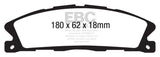 EBC 13+ Ford Explorer 3.5 Twin Turbo 4WD Ultimax2 Front Brake Pads