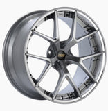 BBS RI-S 20x10 5x112 ET38 Diamond Silver Center / Diamond Cut Lip Wheel -82mm PFS/Clip Required