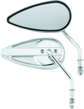 Bikers Choice 65-Up Chrome Teardrop Mirror Universal Custom Pr