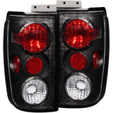 ANZO 1997-2002 Ford Expedition Taillights Black