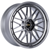 BBS LM 20x8.5 5x112 ET30 Diamond Black Center / Diamond Cut Lip Wheel PFS/Clip Required