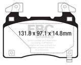 EBC 13+ Chevrolet SS 6.2 Ultimax2 Front Brake Pads