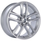 BBS SX 17x7.5 5x120 ET43 CB72.5 Sport Silver Wheel