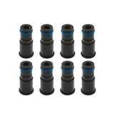 BLOX Racing 14mm Adapter Top (1in) w/Viton O-Ring & Retaining Clip (Set of 8)