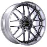 BBS RS-GT 18x9.5 5x112 ET32 Diamond Black Center Diamond Cut Lip Wheel -82mm PFS/Clip Required