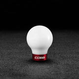 Cobb 07-13 Mazdaspeed3 & 06-07 Mazdaspeed6 Shift Knob - White Knob w/Race Red Base