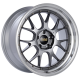 BBS LM-R 19x9.5 5x120 ET25 Diamond Black Center Diamond Cut Lip Wheel -82mm PFS/Clip Required