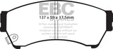 EBC 06-09 Ford Fusion 2.3 Ultimax2 Front Brake Pads