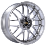 BBS RS-GT 18x8 5x112 ET35 Diamond Silver Center Diamond Cut Lip Wheel - 82mm PFS Required